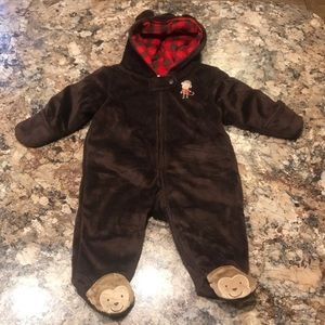 Just one you Monkey Footies with Hood